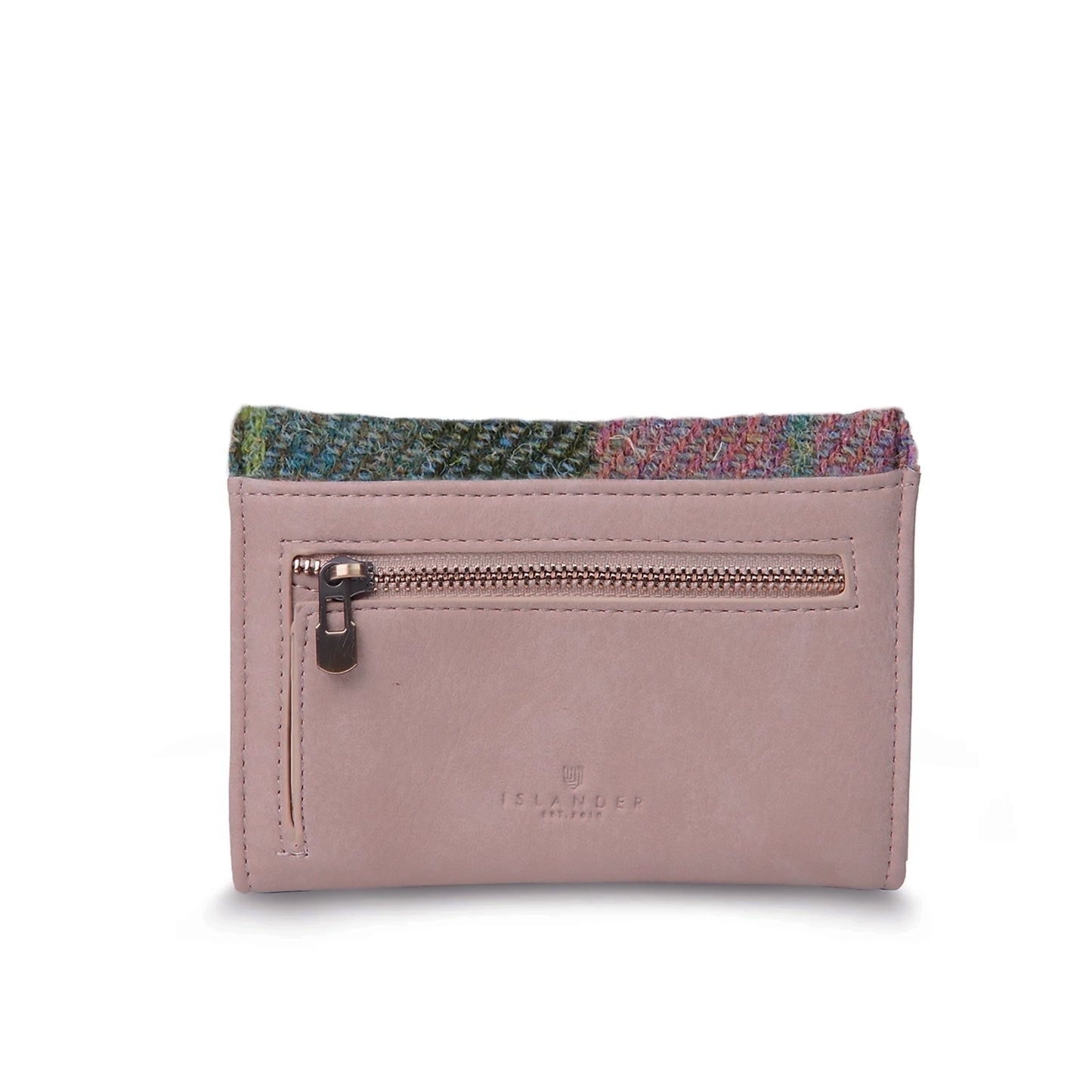 Tartan Small Clasp Purse | Pink & Green