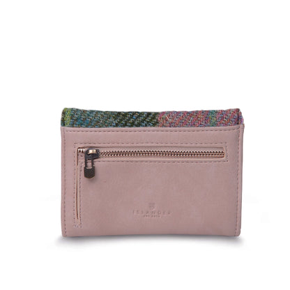 Tartan Small Clasp Purse | Pink & Green