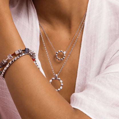 Soft Cube Circle Glow Small | Necklace