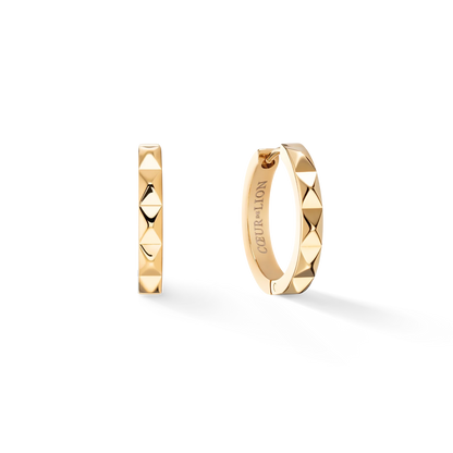Spikes Gold Hoop | Earrings
