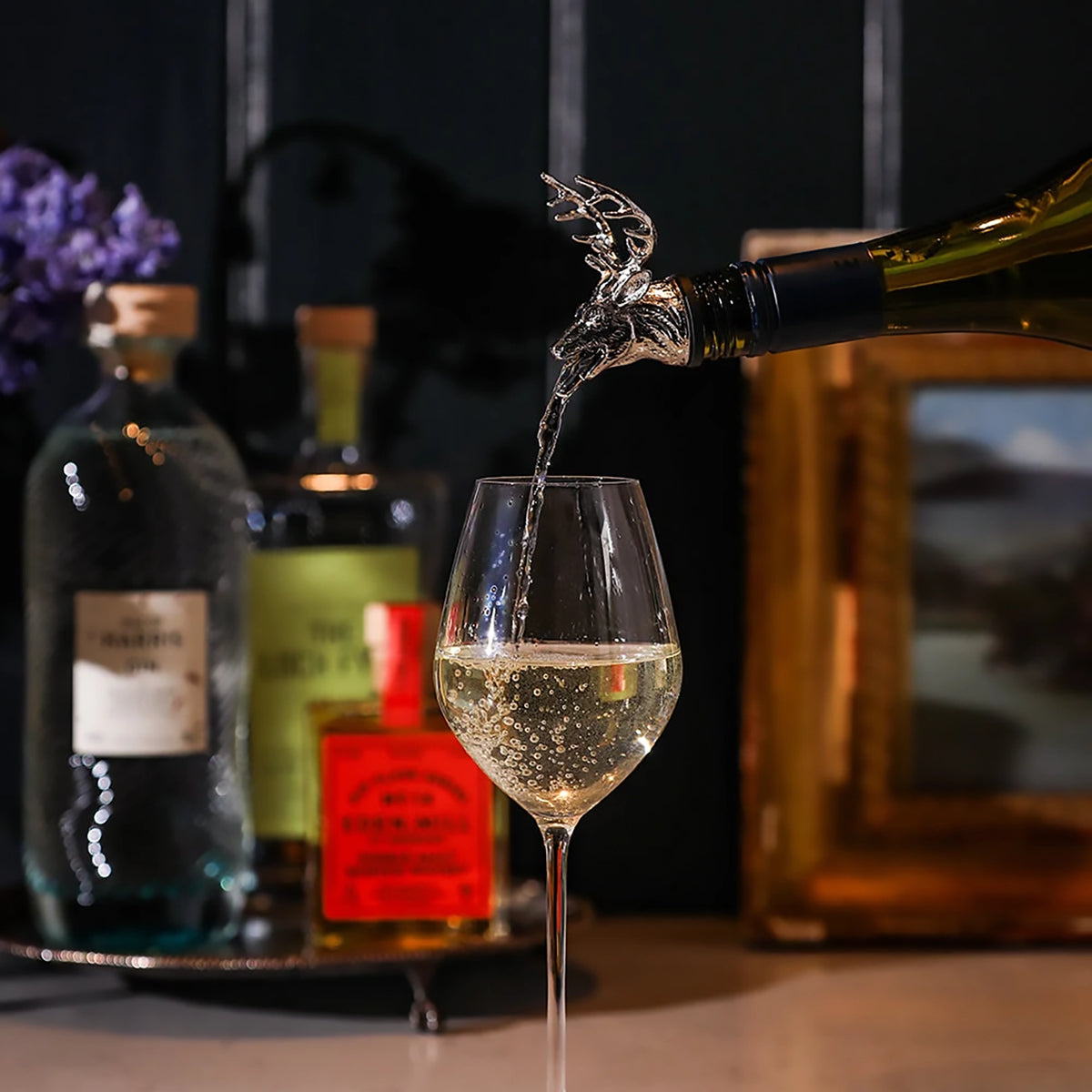 Bottle Pourer | Stag Head