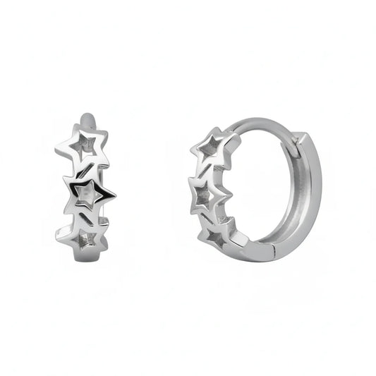 Star Trail Huggie Hoop | Earrings