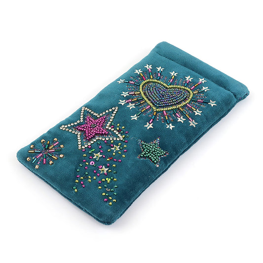 Embroidered Glasses Case | Starburst
