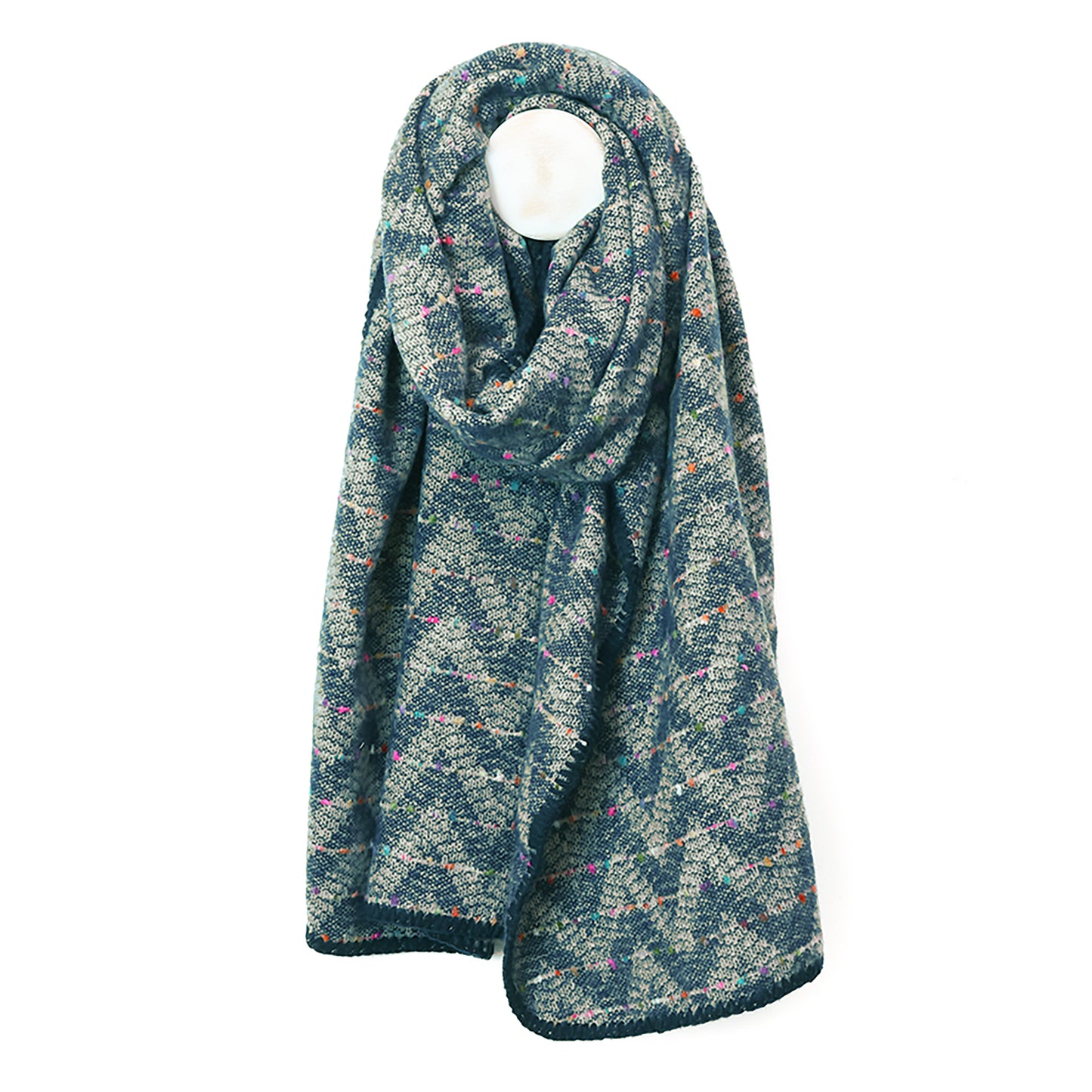 Tara Chevron Scarf | Teal