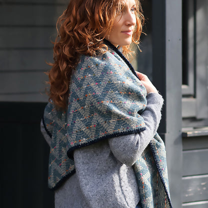 Tara Chevron Scarf | Teal
