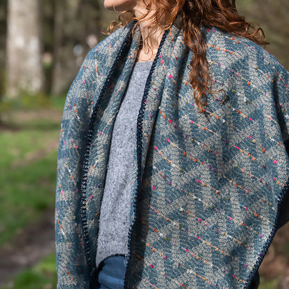 Tara Chevron Scarf | Teal