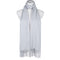 A long scarf in a dove grey with tassels