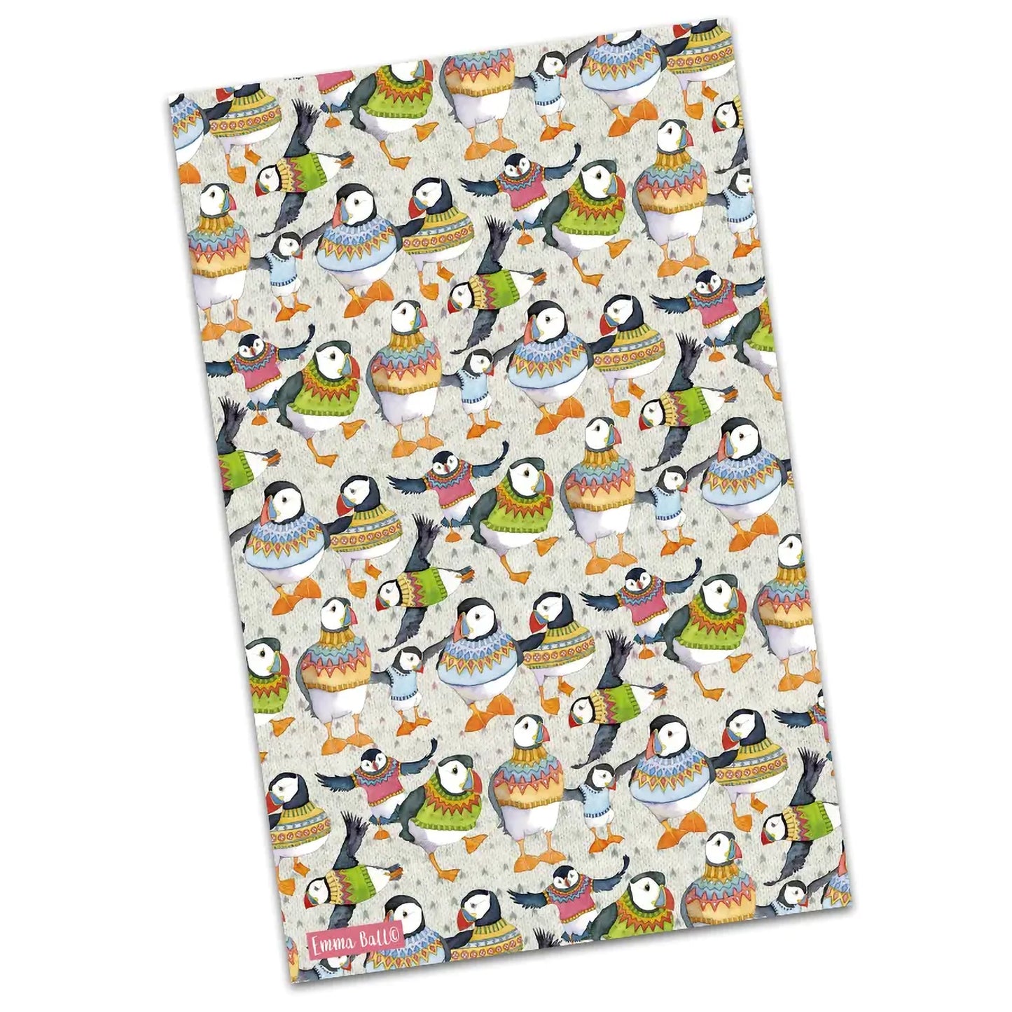 Tea Towel | Woolly Puffin