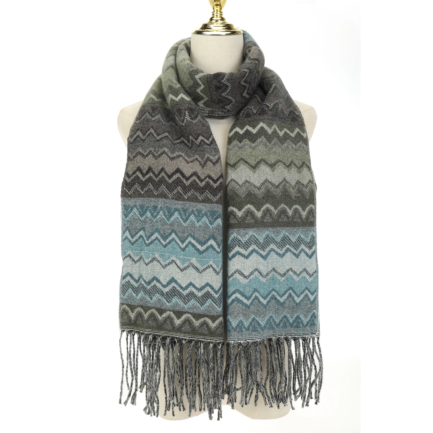 Zigzag Scarf | Teal