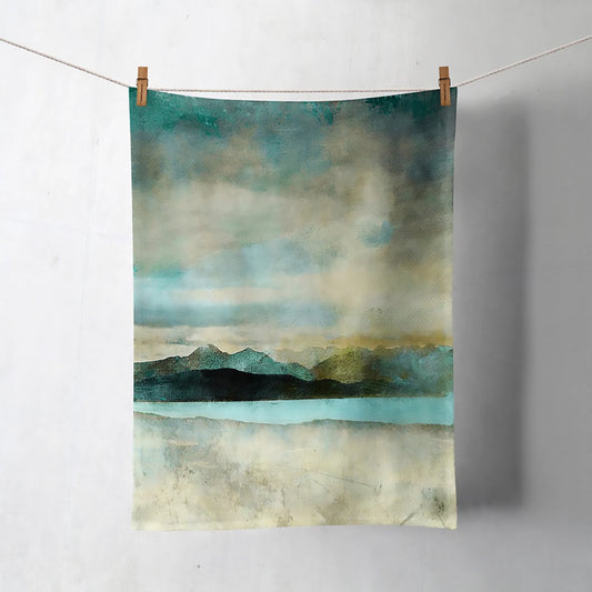 Cotton Tea Towel | Skye From the Bealach Na Ba Applecross