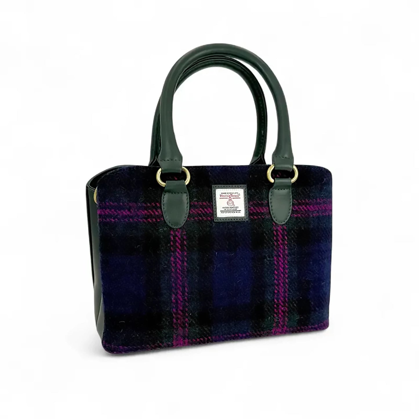 Harris Tweed Top Handle Bag | Baird Check