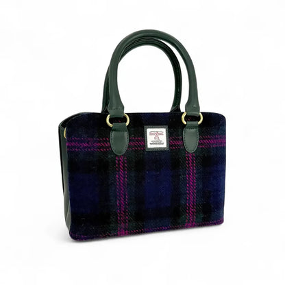 Harris Tweed Top Handle Bag | Baird Check