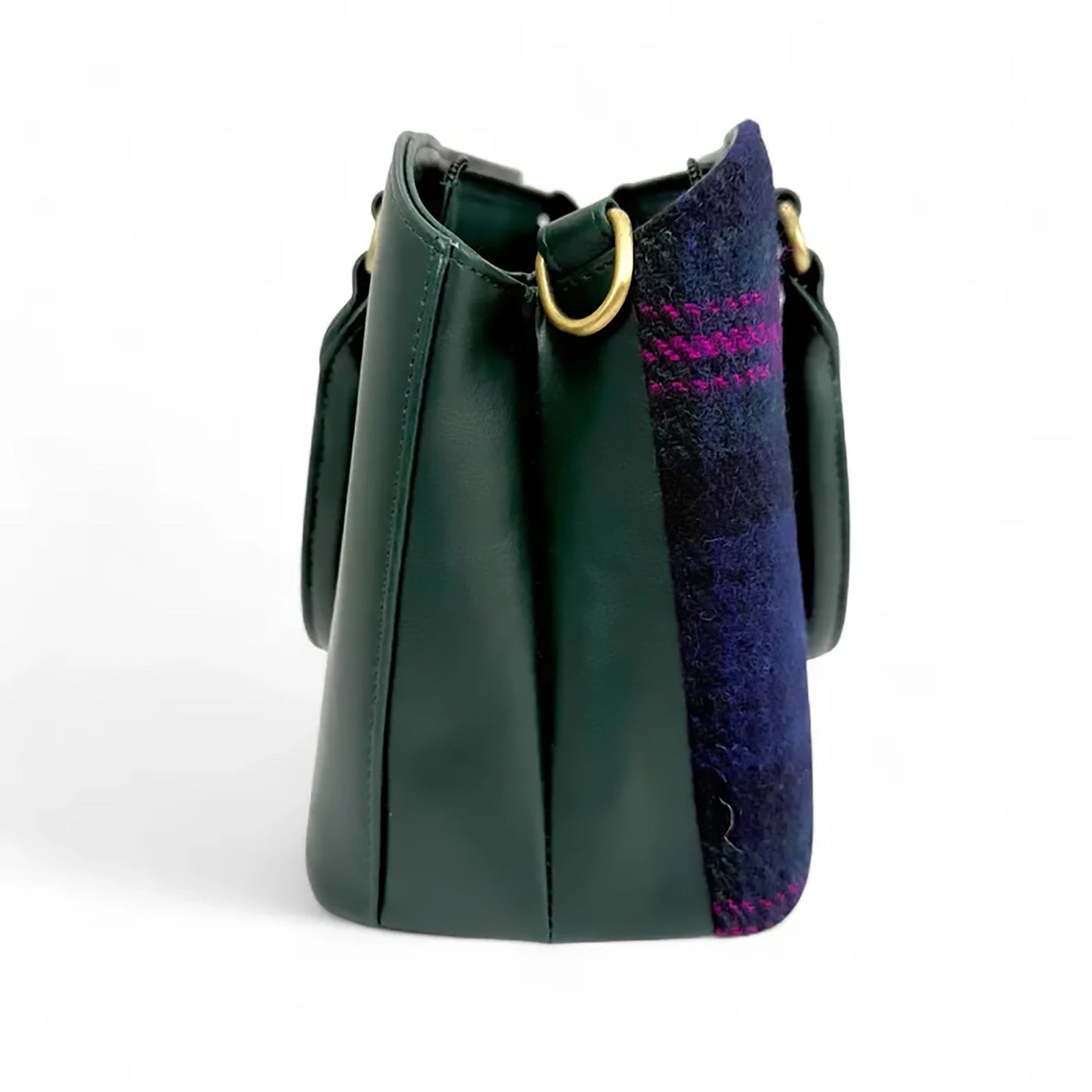 Harris Tweed Top Handle Bag | Baird Check