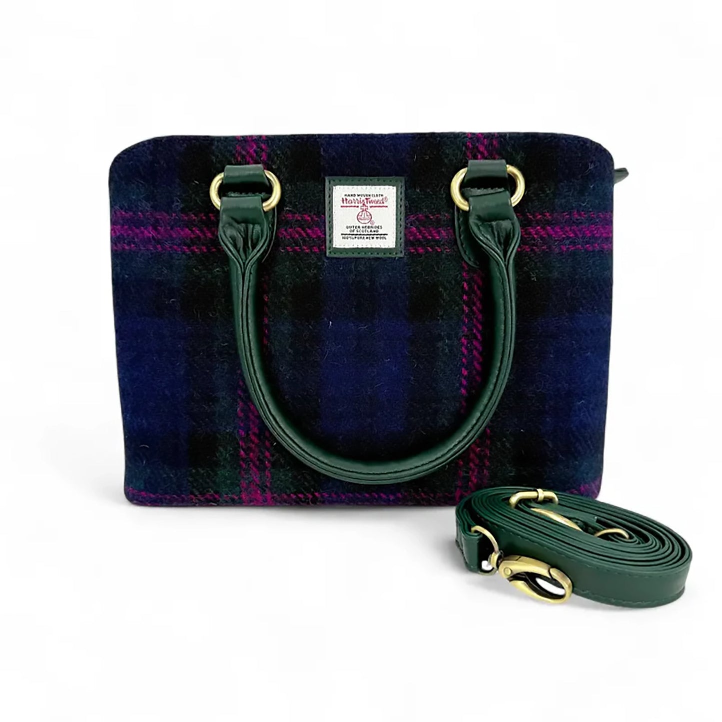 Harris Tweed Top Handle Bag | Baird Check