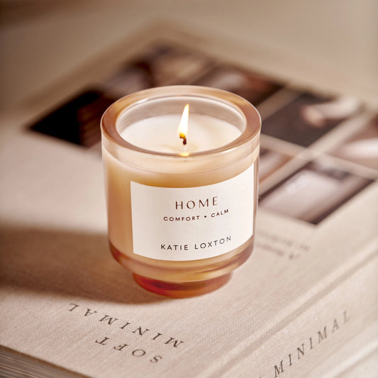 Sentiment Candle 'Home' | Fresh Linen & White Lily