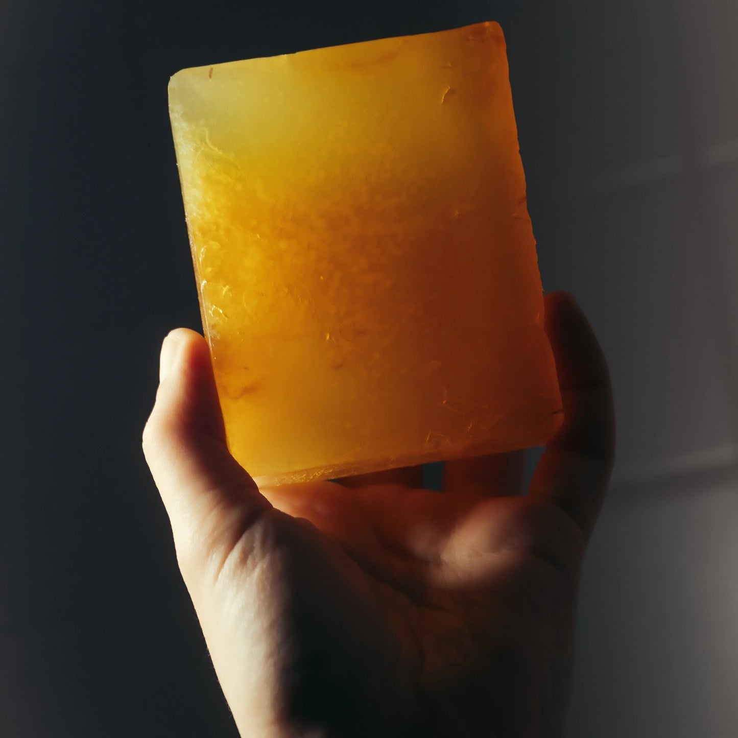 Highland Soap Co. bar of organic wild gorse and vanilla soap lifestyle