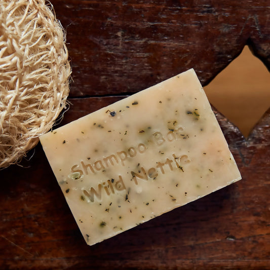 The Highland Soap Co. bar of wild nettle shampoo 