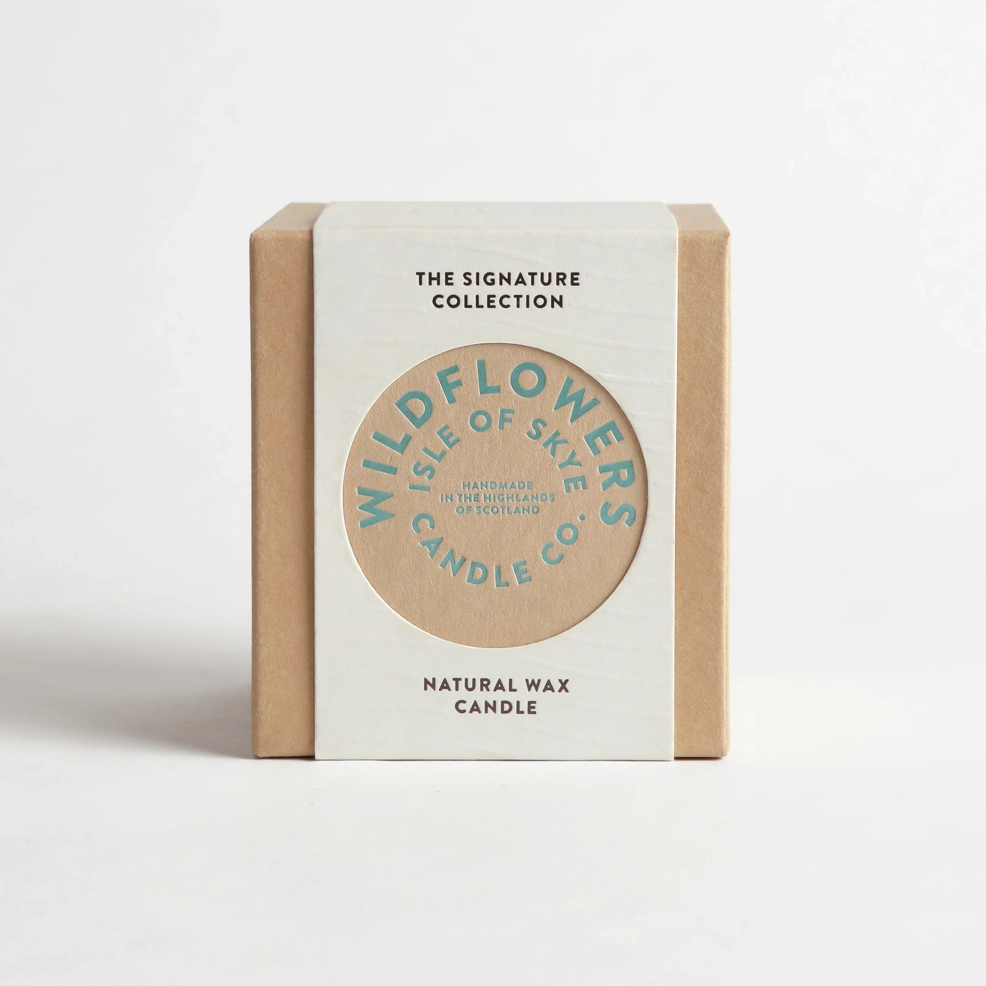Wildflowers scented candle with box