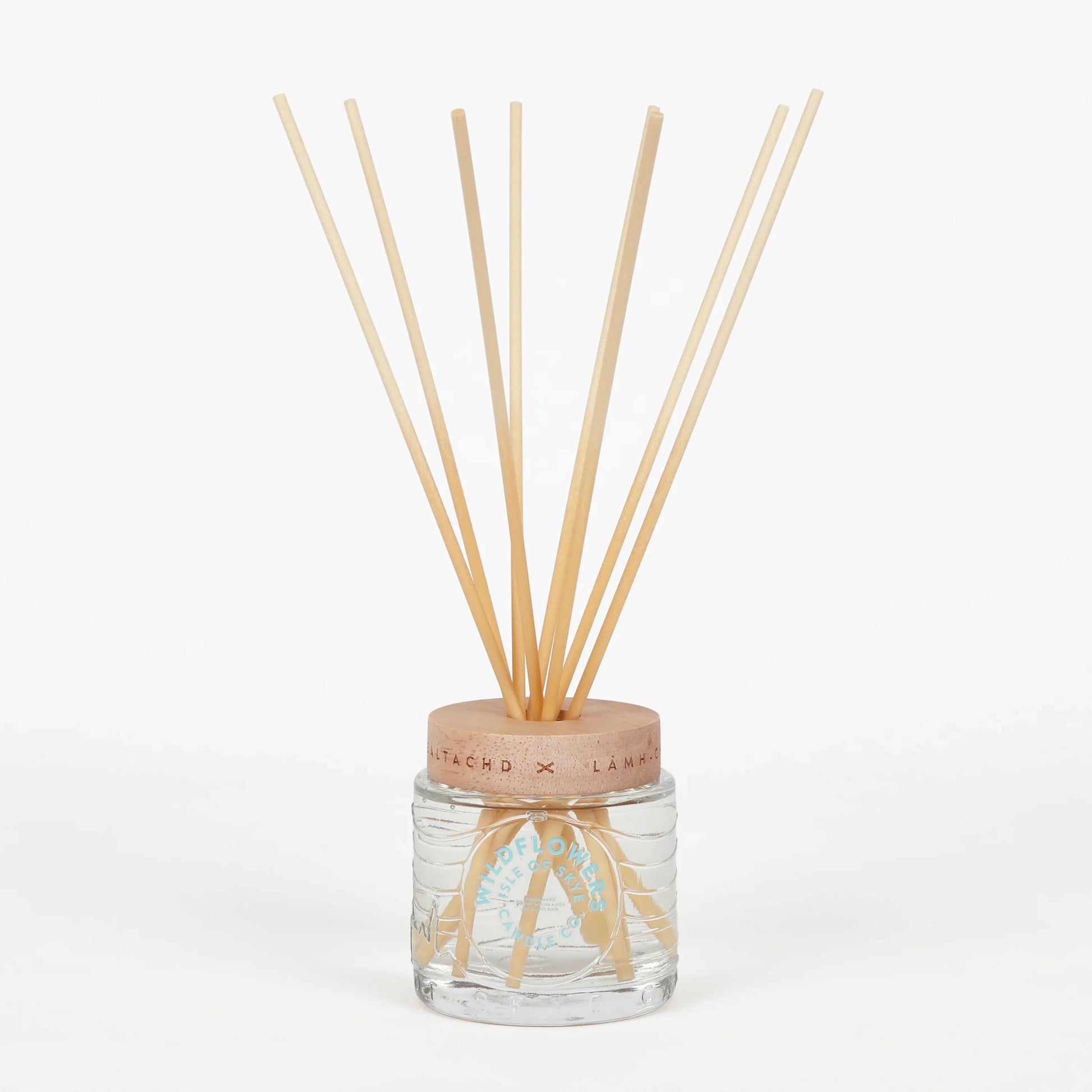 Wildflowers scented reed diffuser in glass container 