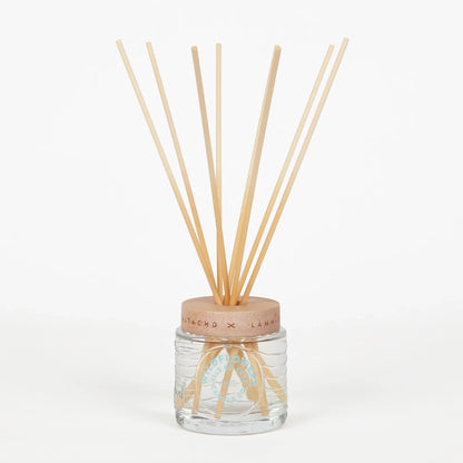 Wildflowers scented reed diffuser in glass container 