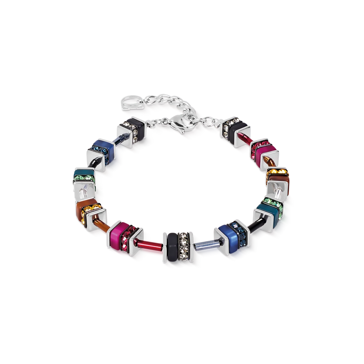 Winter Multicoloured Mini GeoCUBE® | Bracelet