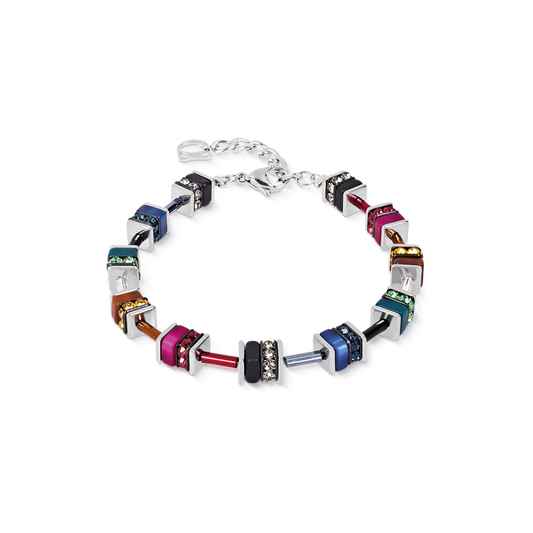 Winter Multicoloured Mini GeoCUBE® | Bracelet