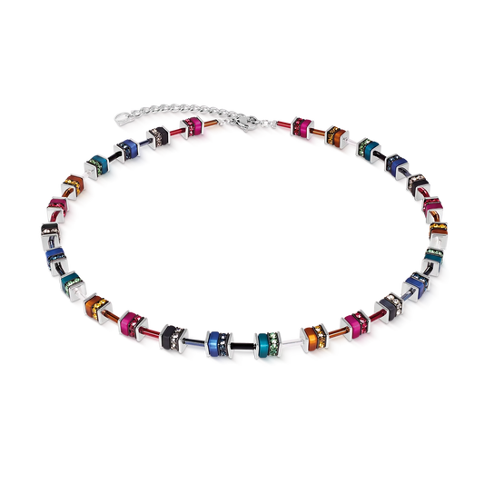 Winter Multicoloured Mini GeoCUBE® | Necklet