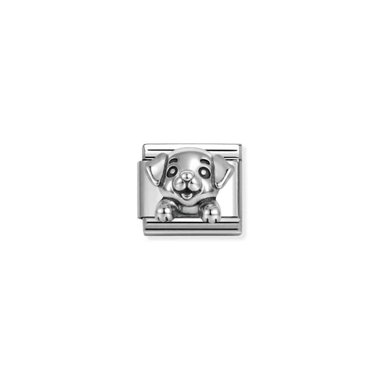 Raised Dog Link | Silver
