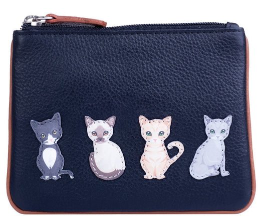 Best Friends Sitting Cats Coin & Card Purse - RFID