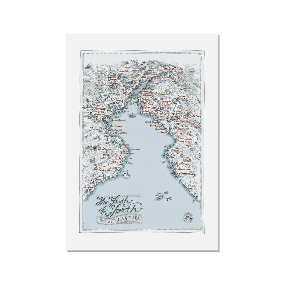 Forth Valley Map A4