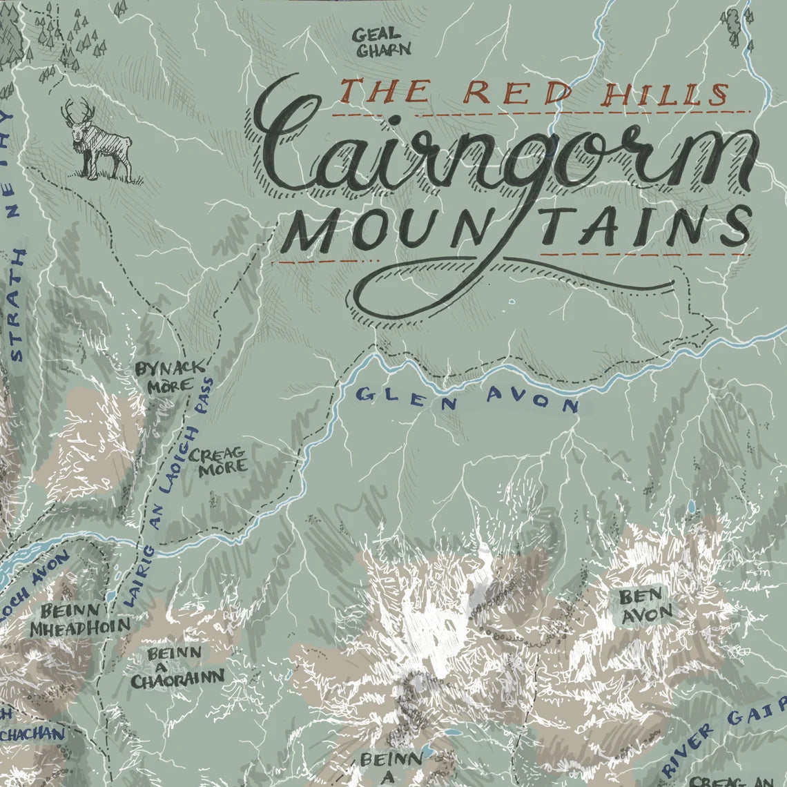 Cairngorms Valley Map A4