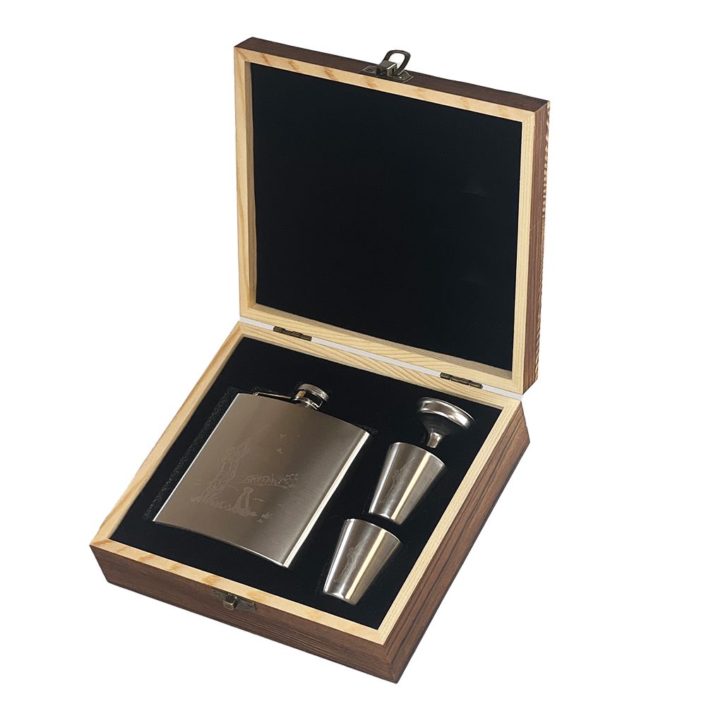 Hip Flask & Cup Set - Shooting