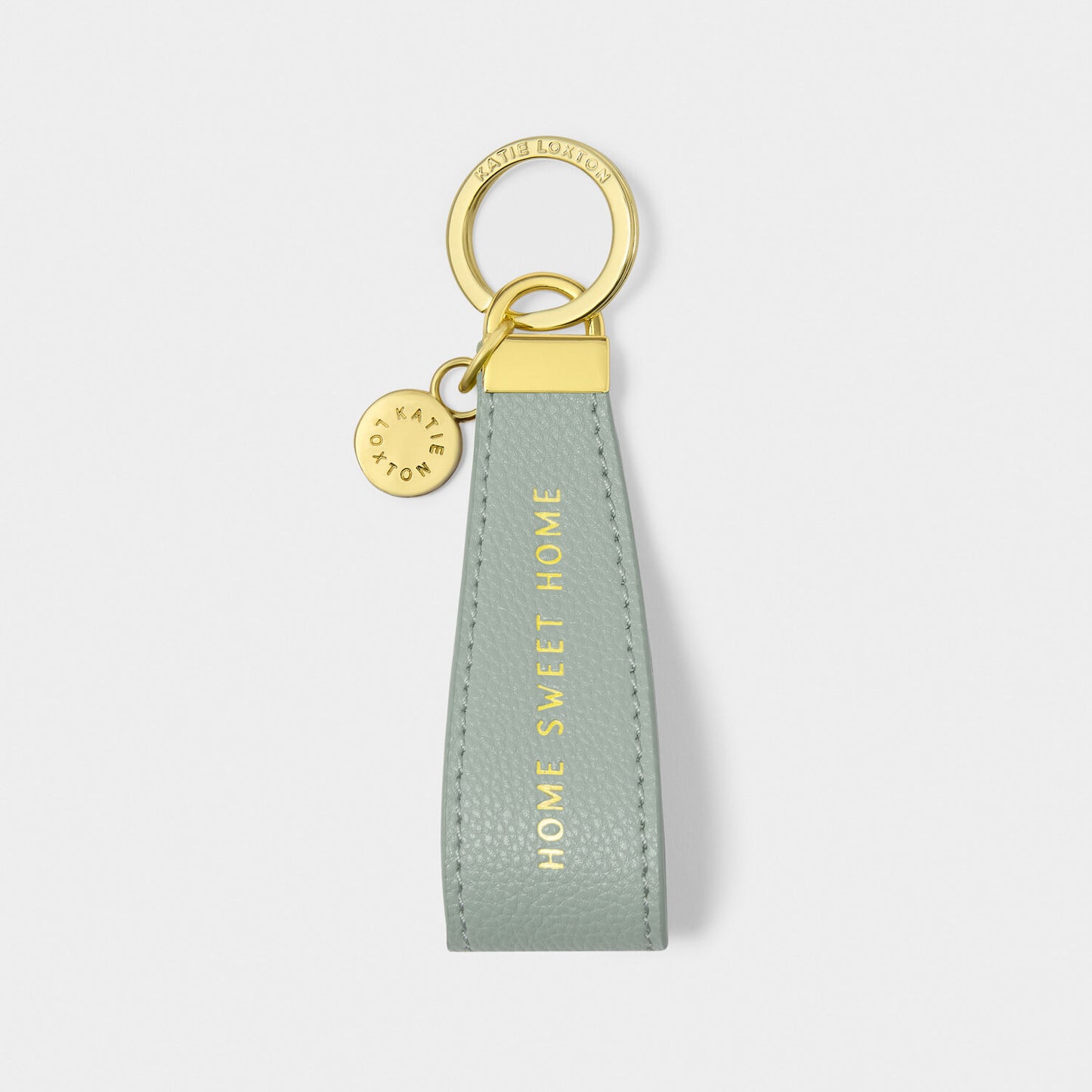 Loop Keyring 'Home Sweet Home' | Sage