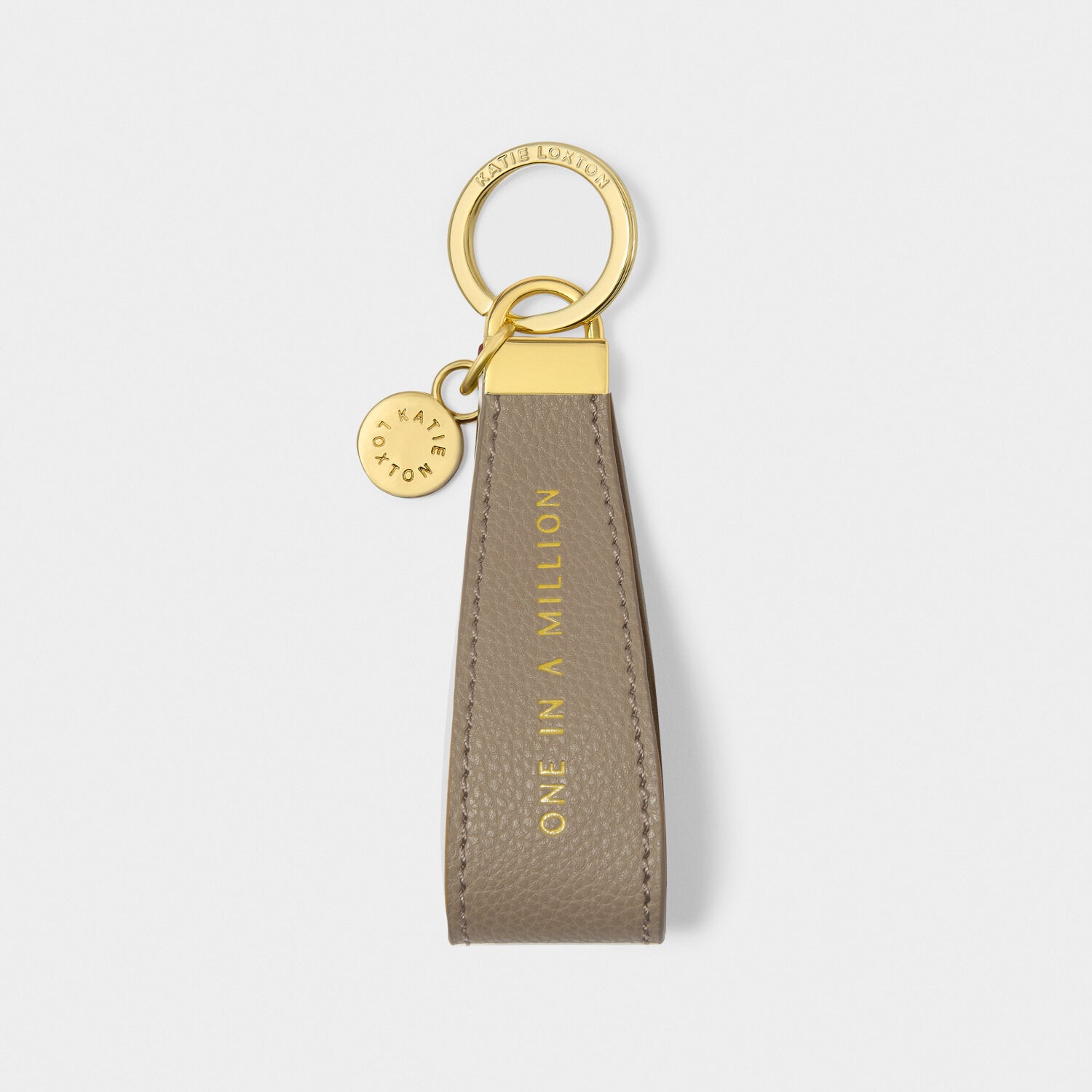 Loop Keyring 'One In A Million' | Light Taupe