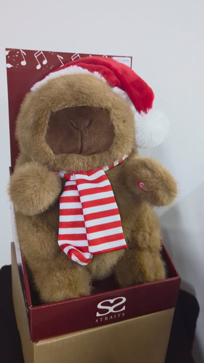 Christmas Singing Plush | Christmas Capybara
