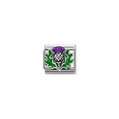 Thistle | Silver & Enamel