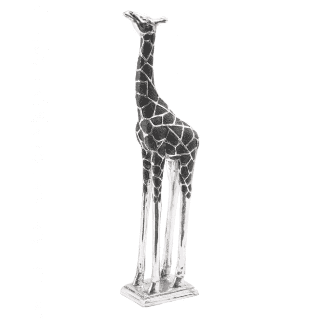 Giraffe Head Forward Sculpture