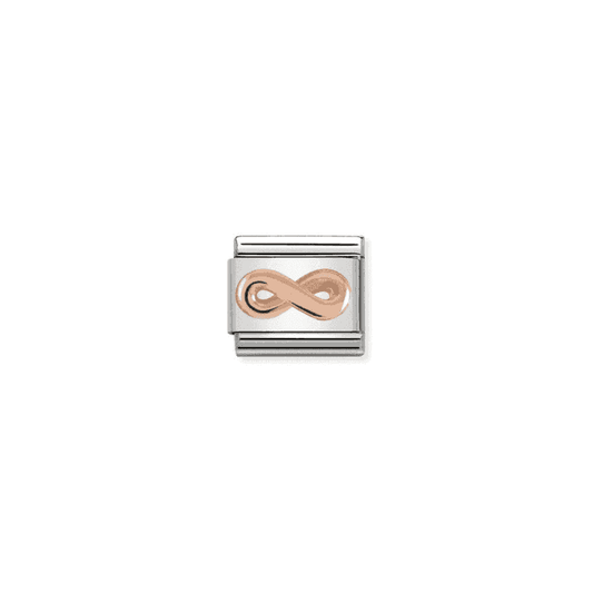 Infinity Charm - 9K Rose Gold