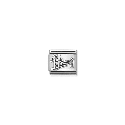 Golden Gate Bridge Charm - Silver