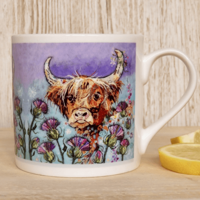 Thistle Coo Highland Cow Mug