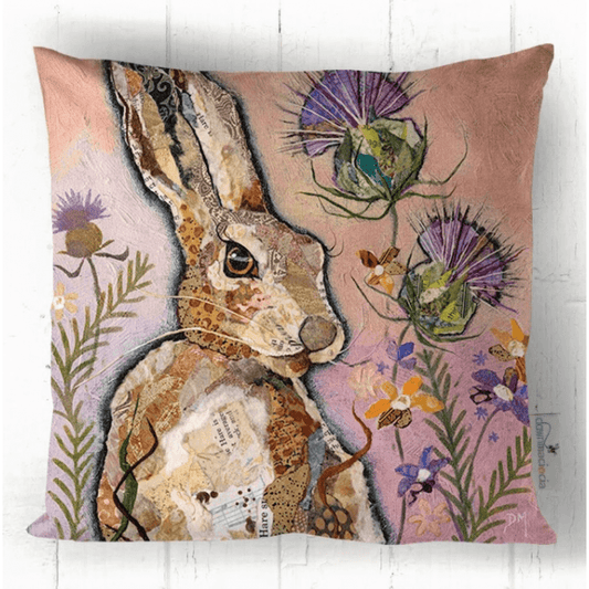 Hare & Thistle Cushion