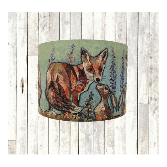 Unlikely Friends Fox & Hare Lampshade - 30cm Ceiling Pendant