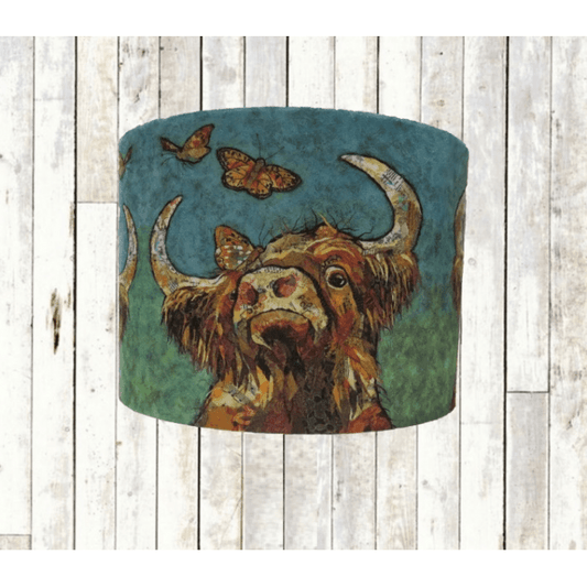 Buttercoo Highland Cow Lampshade - 30cm Ceiling Pendant