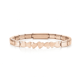 Hearts Bracelet - Rose Gold