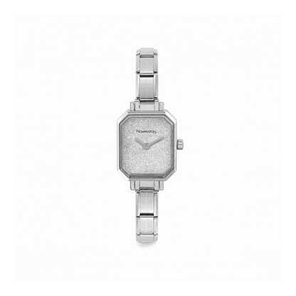Rectangle Silver Glitter | Composable® Watch
