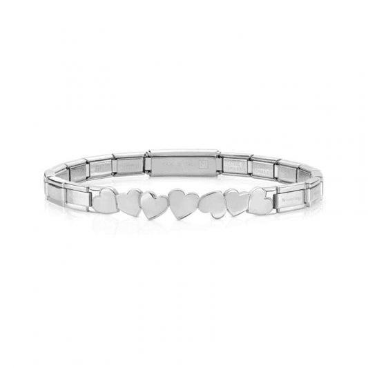 Hearts Bracelet - Stainless Steel