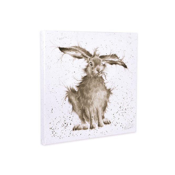 Hare-Brained - 20cm Canvas Print