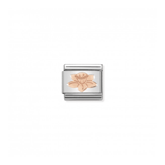 Daffodil Charm - 9K Rose Gold Charm