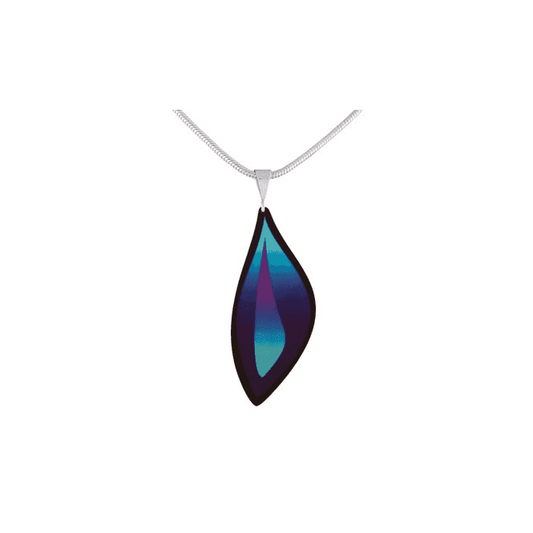 Ocean Purple Curved Large Pendant