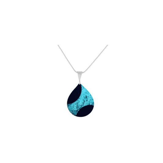 Turquoise Starburst Small Pendant